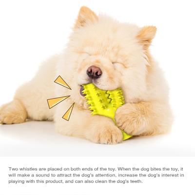 Show full view: HANAMYA Toothbrush Dog Chew Toy, Lemon slide 3 of 10