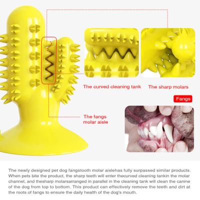 Show full view: HANAMYA Toothbrush Dog Chew Toy, Lemon slide 6 of 10