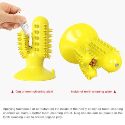 Show full view: HANAMYA Toothbrush Dog Chew Toy, Lemon slide 8 of 10