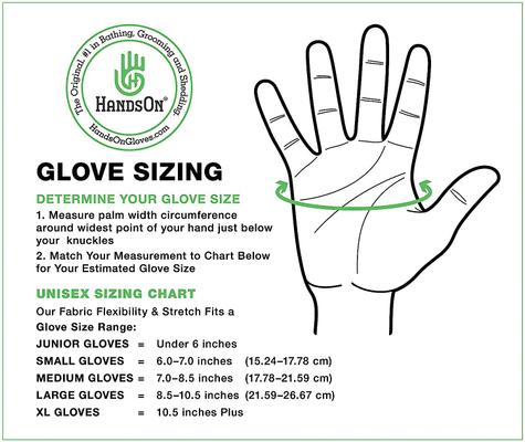 Show full view: HandsOn All-In-One Pet Bathing & Grooming Gloves, Black, Junior slide 6 of 8