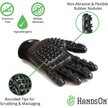 Show in main carousel: HandsOn All-In-One Pet Bathing & Grooming Gloves, Black, Small slide 2 of 9