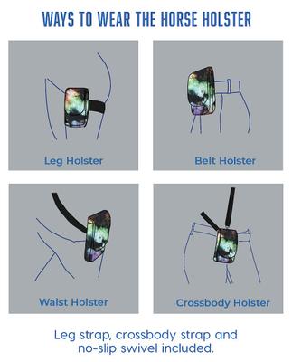 Show full view: Handy Holsters The Horse Holster, Colored Marble, Large/X-Large slide 2 of 2