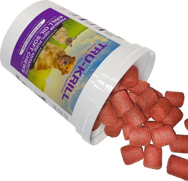 Polychews Plus Krill By Bimeda - 60 Soft Chews For Dog Joint Health & Immunity