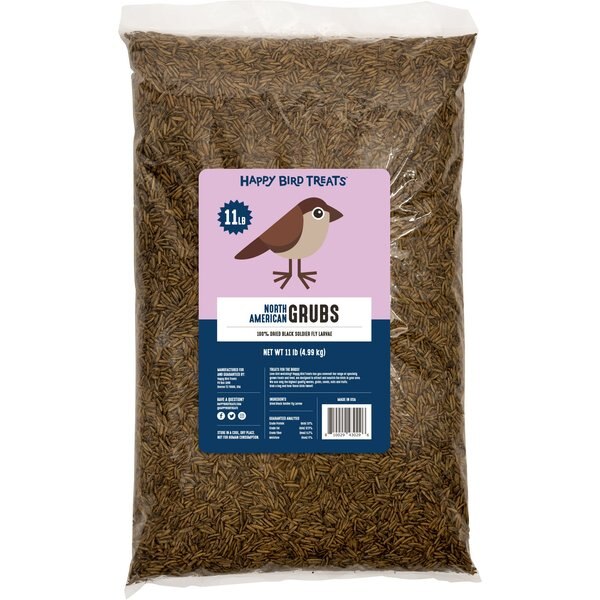 Grubbets Oven Dried Black Soldier Bird Treats