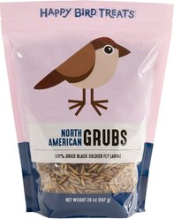 Happy Bird Treats Black Soldier Fly Larvae Poultry Treats, 20-oz bag slide 1 of 2