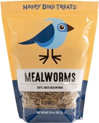 Happy Bird Treats Mealworms Poultry Treats, 20-oz bag slide 1 of 2