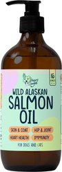 Happy Dingos Wild Alaskan Salmon Oil Liquid Supplement for Dogs, 16-fl oz bottle slide 1 of 6