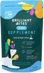 Happy Go Healthy Brilliant Bites Calm Dog Supplement, 10.6-oz bag