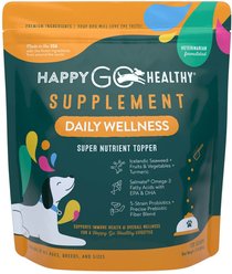 Happy Go Healthy Daily Wellness Large Breed Dog Supplement, 120 Scoops