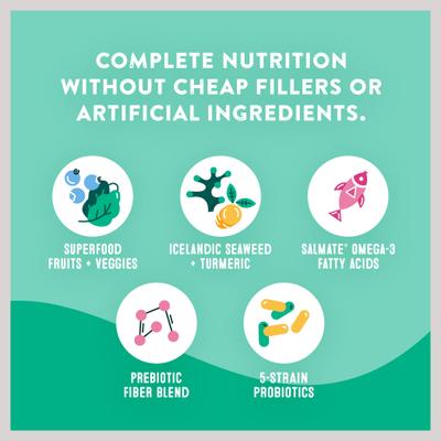 Show full view: Happy Go Healthy Daily Wellness Mini Breed Dog Supplement, 21 Scoops slide 5 of 8