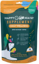 Happy Go Healthy Daily Wellness Standard Breed Dog Supplement, 60 Scoops