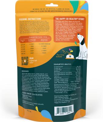 Show full view: Happy Go Healthy Daily Wellness Standard Breed Dog Supplement, 60 Scoops slide 3 of 8