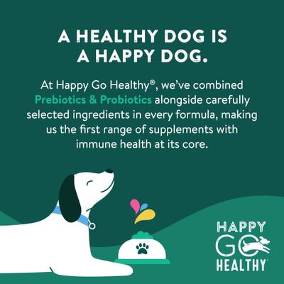 Show full view: Happy Go Healthy Gut Health Turkey Flavored Supplement for Large Breed Dogs, 120 Scoops slide 3 of 8