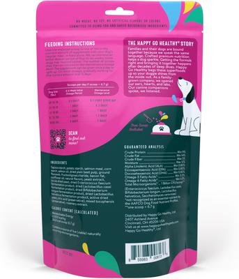 Show full view: Happy Go Healthy Skin & Coat Mini Breed 21 Scoop Supplement for Dogs slide 3 of 8