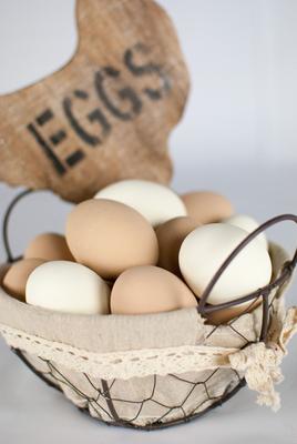 Show full view: Happy Hen Treats Ceramic Nest Eggs, Brown slide 2 of 3