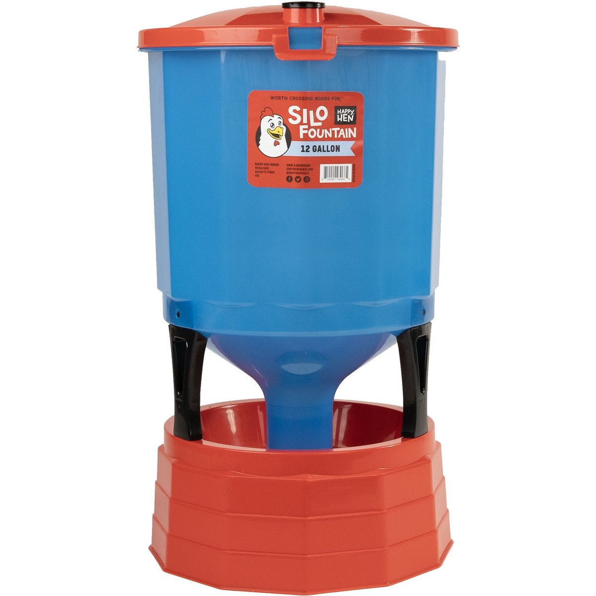 Happy Hen Treats Chicken Chicken Fountain Waterer, 12-gal