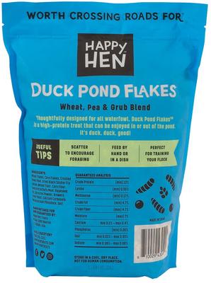 Show full view: Happy Hen Treats Duck Pond Flakes Poultry Treats slide 2 of 3