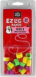 Happy Hen Treats EZ Chicken Leg Bands, 24 count, Small