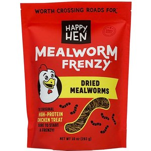 Flock Fest Dried Mealworms Adult Poultry Treats, 5-lb bag