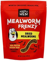 Happy Hen Treats Mealworm Frenzy Poultry Treats, 3.5-oz bag