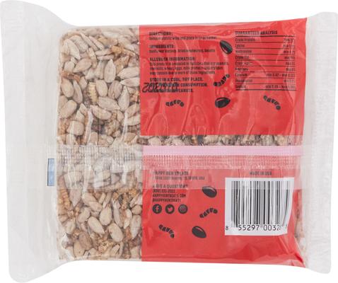 Show full view: Happy Hen Treats Mealworm & Sunflower Chicken Treat Square, 6.5-oz bar slide 2 of 6