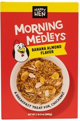 Happy Hen Treats Morning Medley Banana, Nuts & Worm Poultry Treats