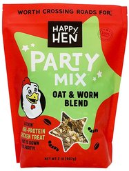 Happy Hen Treats Oat & Mealworm Party Mix Poultry Treats, 2-lb bag