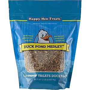 Happy Hen Treats Pond Medley Duck Treats, 2-lb bag, bundle of 2