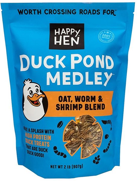 Show full view: Happy Hen Treats Pond Medley Duck Treats, 2-lb bag slide 1 of 5