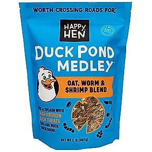 Happy Hen Treats Pond Medley Duck Treats, 2-lb bag