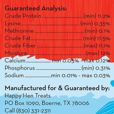 Show full view: Happy Hen Treats Seed & Mealworm Party Mix Poultry Treats, 2-lb bag slide 4 of 6