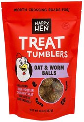 Happy Hen Treats Treat Tumblers Seeds & Mealworms Chicken Treats, 14-oz bag