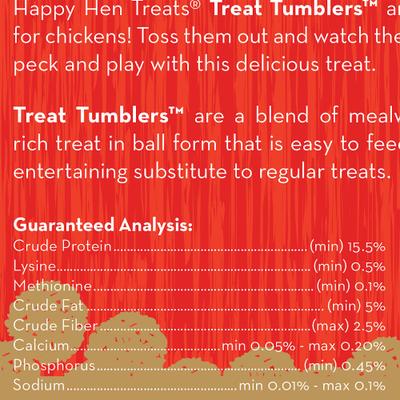 Show full view: Happy Hen Treats Treat Tumblers Seeds & Mealworms Chicken Treats, 14-oz bag slide 3 of 5