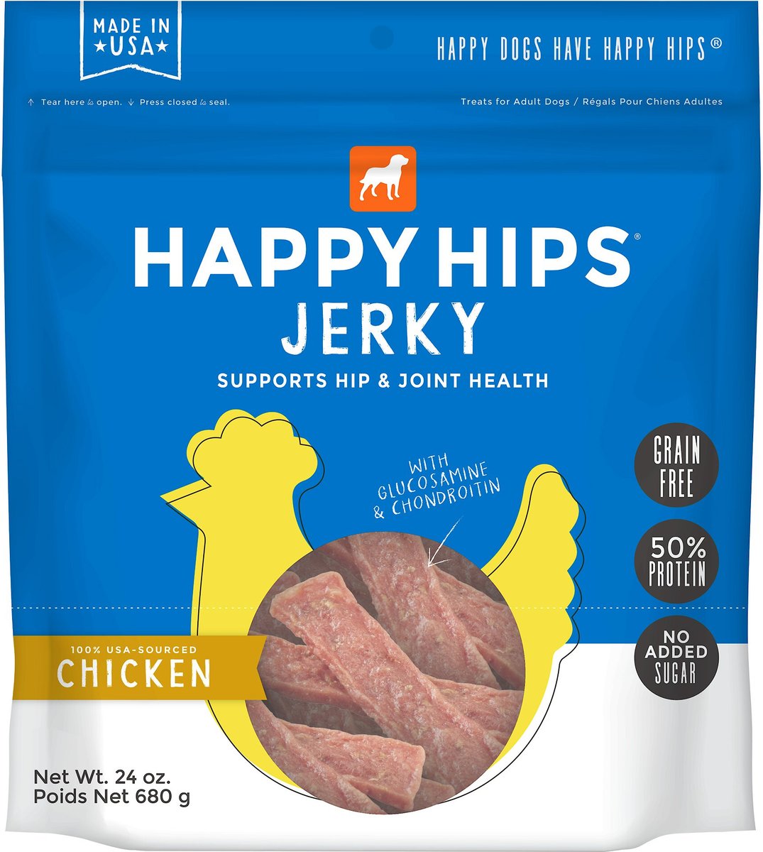 Happy Hips Jerky Chicken Recipe Grain-Free Dog Treats