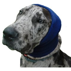 Happy Hoodie Calming Cap for Dogs, Navy Blue, X-Large