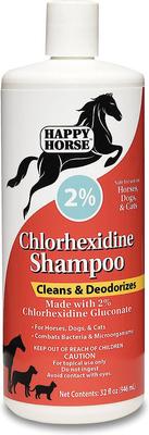 Show full view: Happy Horse Medicated 2% Chlorhexidine Horse Shampoo, 32-fl oz bottle slide 1 of 2