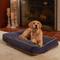 Show in main carousel: Happy Hounds Bailey Rectangle Pillow Dog Bed with Removable Cover, Denim, Small slide 1 of 7