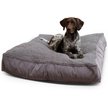 Show in main carousel: Happy Hounds Bailey Rectangle Pillow Dog Bed with Removable Cover, Gray, Large slide 1 of 8