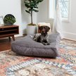Show in main carousel: Happy Hounds Bailey Rectangle Pillow Dog Bed with Removable Cover, Gray, Large slide 4 of 8