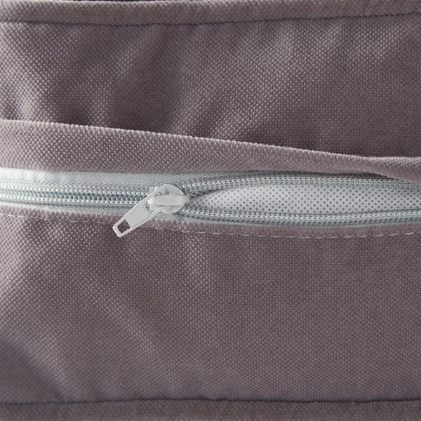 Show full view: Happy Hounds Bailey Rectangle Pillow Dog Bed with Removable Cover, Gray, Large slide 6 of 8