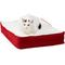 Show in main carousel: Happy Hounds Bella Orthopedic Cat Bed, Crimson, X-Small slide 3 of 7