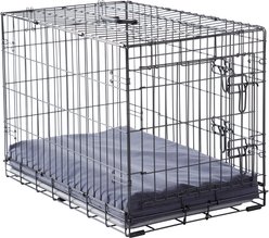 Happy Hounds Carson Deluxe Dog Crate Pad, Denim, 24-in slide 2 of 7