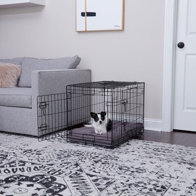 Happy Hounds Happy Hounds Carson Deluxe Dog Crate Pad, Gray, 30-in