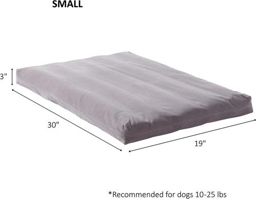 Show full view: Happy Hounds Carson Deluxe Dog Crate Pad, Gray, 30-in slide 5 of 8