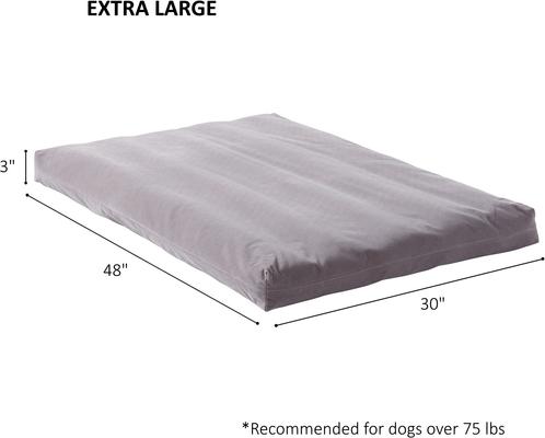 Show full view: Happy Hounds Carson Deluxe Dog Crate Pad, Gray, 48-in slide 5 of 8