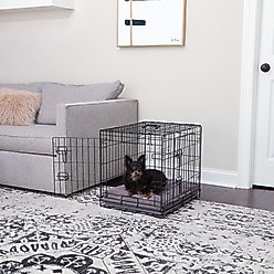 Happy Hounds Carson Deluxe Dog Crate Pad, Gray, 24-in