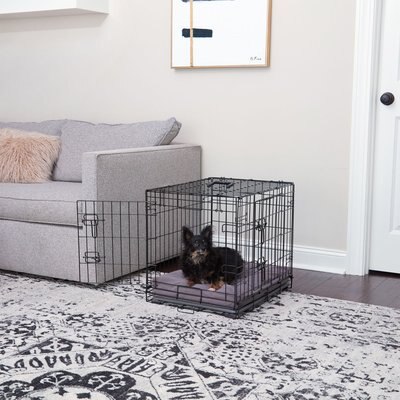 Happy Hounds Happy Hounds Carson Deluxe Dog Crate Pad, Gray, 24-in
