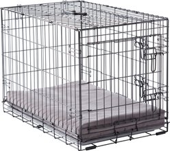 Happy Hounds Carson Deluxe Dog Crate Pad, Gray, 24-in slide 2 of 7