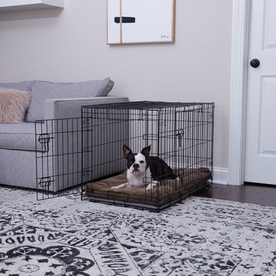 Happy Hounds Happy Hounds Carson Deluxe Dog Crate Pad, Latte, 36-in
