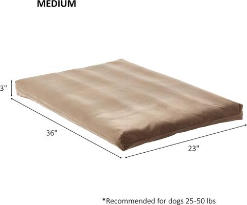 Show full view: Happy Hounds Carson Deluxe Dog Crate Pad, Latte, 36-in slide 5 of 8